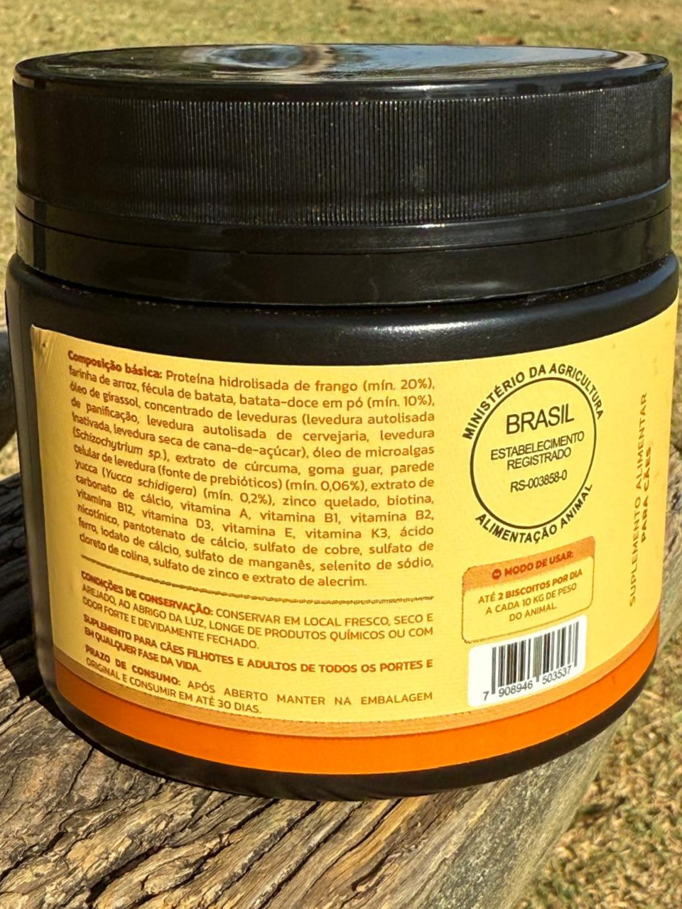 Suplemento Natural em Biscoitos | 1 Pote (40 Doses)